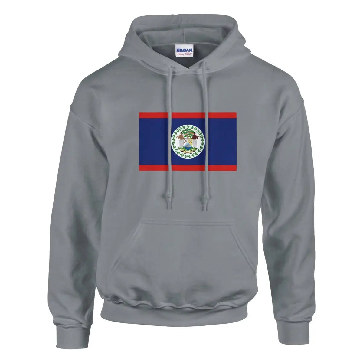 Sweat à capuche Drapeau du Belize - Pixelforma 