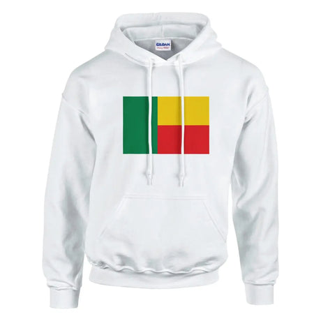 Sweat à capuche Drapeau du Bénin - Pixelforma 