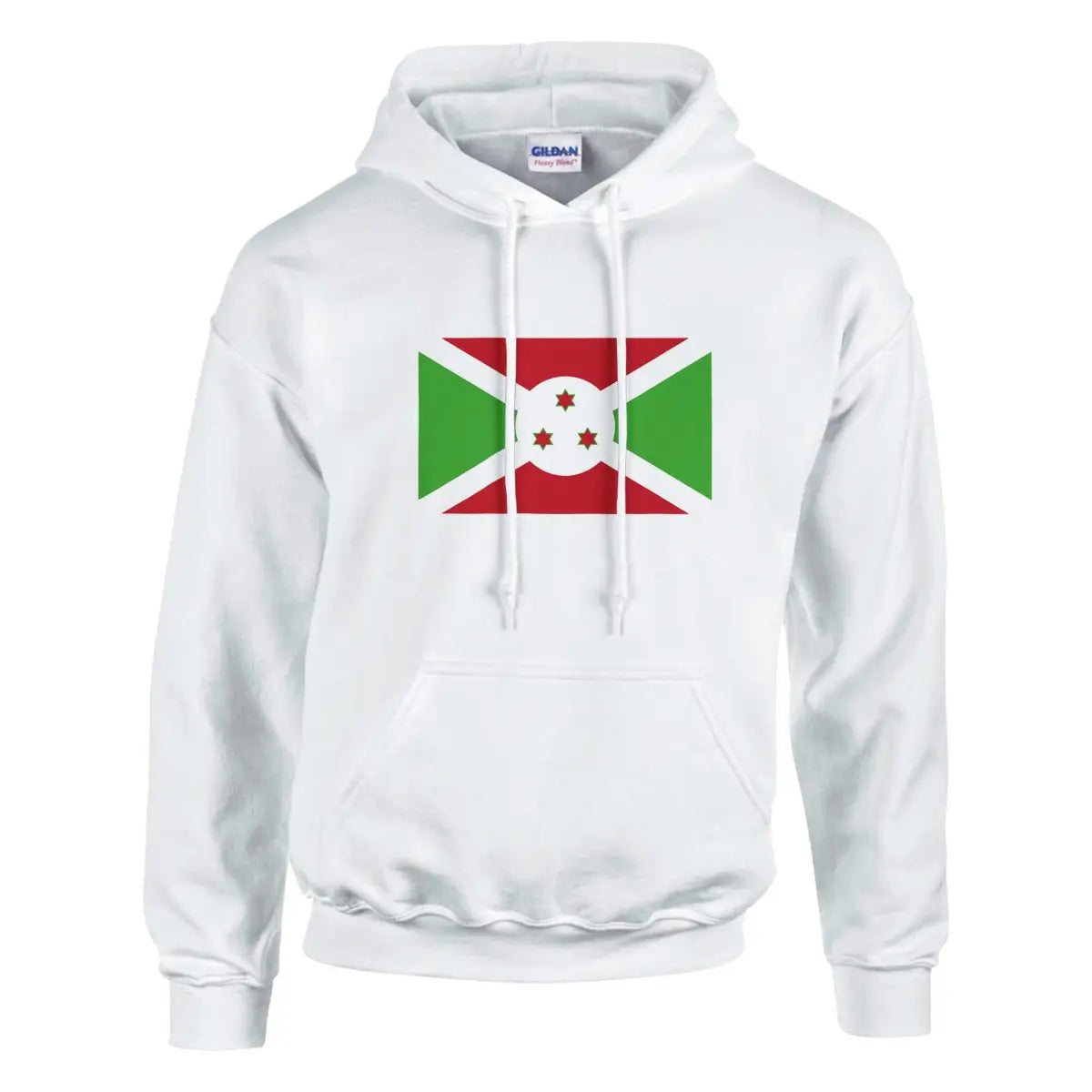 Sweat à capuche Drapeau du Burundi - Pixelforma 