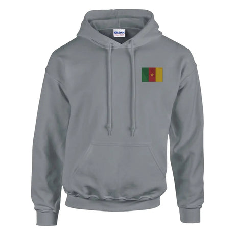 Sweat à capuche drapeau du cameroun en broderie - pixelformaflag