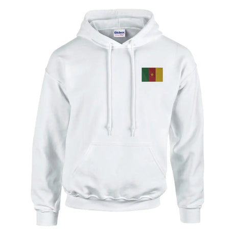 Sweat à capuche drapeau du cameroun en broderie - pixelformaflag