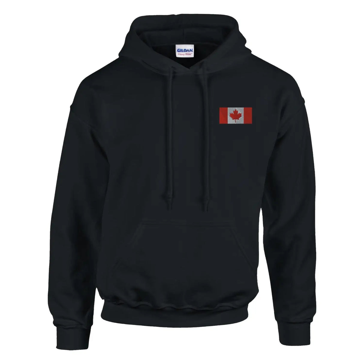 Sweat à capuche drapeau du canada en broderie - pixelformaflag