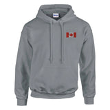 Sweat à capuche drapeau du canada en broderie - pixelformaflag