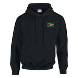 Sweat à capuche Drapeau du Guyana en broderie - Pixelforma 