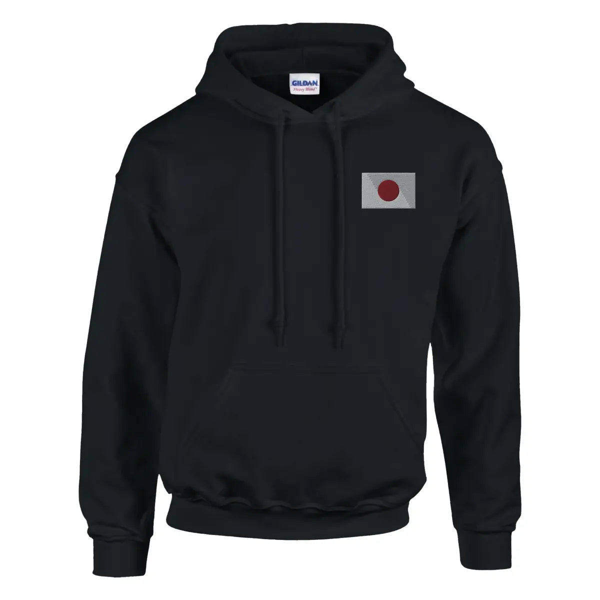 Sweat à capuche Drapeau du Japon en broderie - Pixelforma 