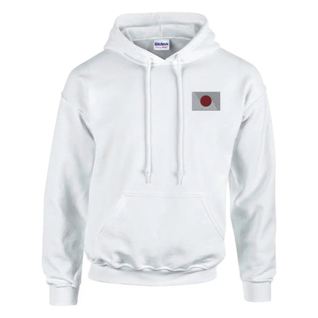 Sweat à capuche drapeau du japon en broderie - pixelformaflag