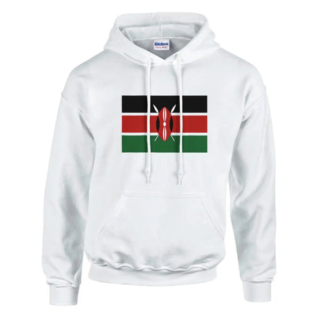 Sweat à capuche Drapeau du Kenya - Pixelforma 