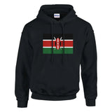 Sweat à capuche Drapeau du Kenya - Pixelforma 