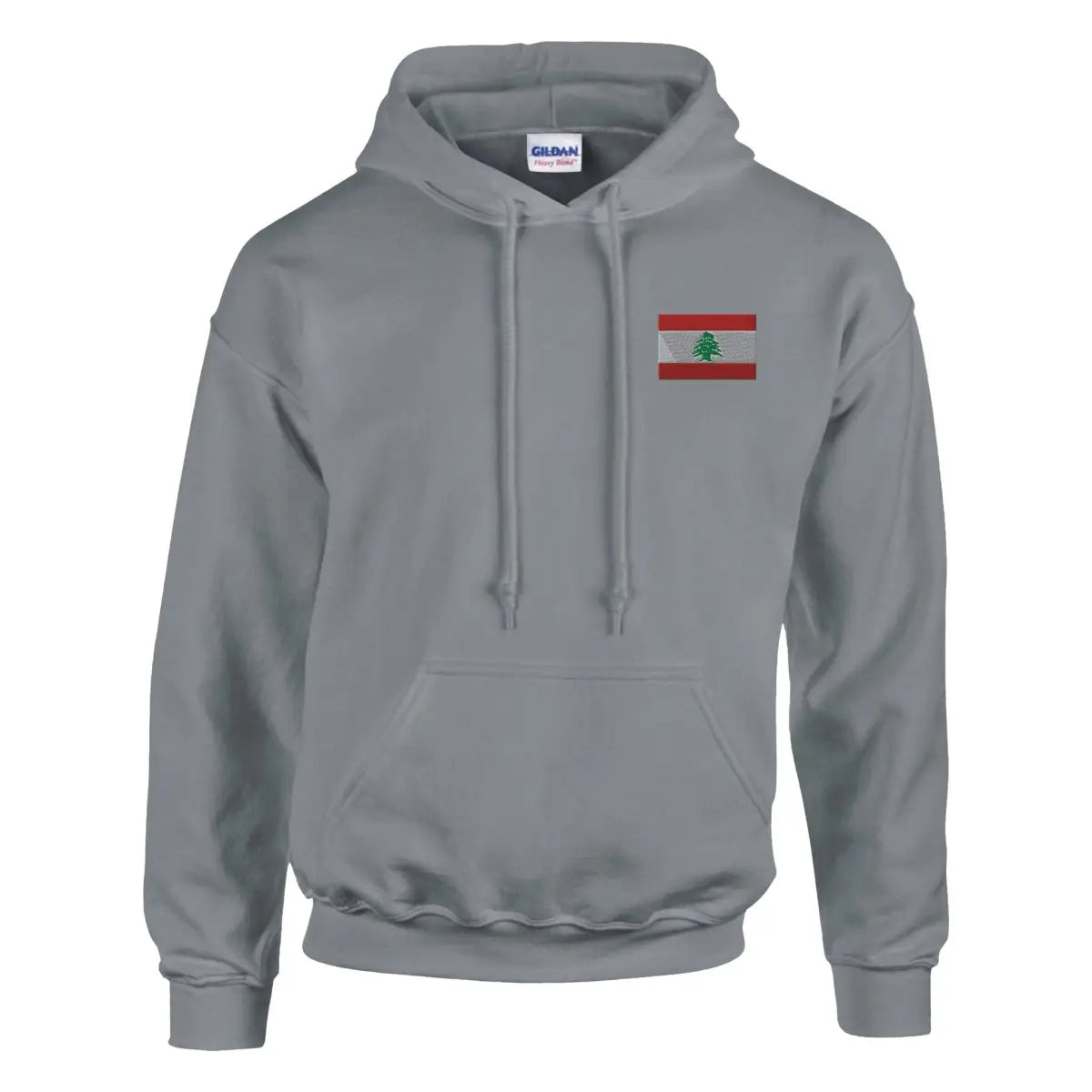 Sweat à capuche Drapeau du Liban en broderie - Pixelforma 