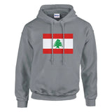 Sweat à capuche Drapeau du Liban - Pixelforma 