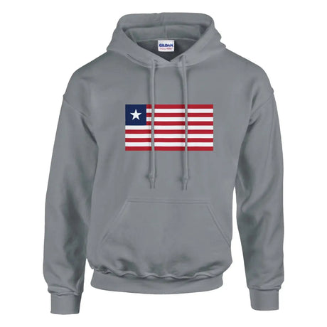 Sweat à capuche Drapeau du Liberia - Pixelforma 