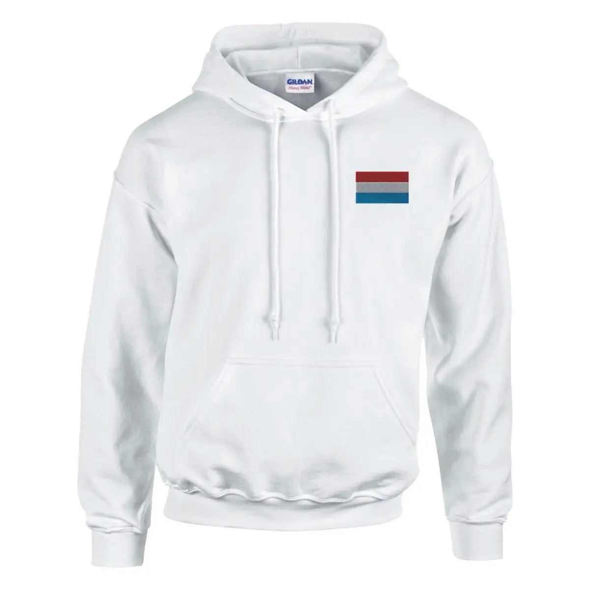 Sweat à capuche drapeau du luxembourg en broderie - pixelformaflag