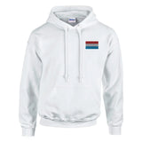 Sweat à capuche drapeau du luxembourg en broderie - pixelformaflag