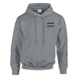 Sweat à capuche drapeau du luxembourg en broderie - pixelformaflag
