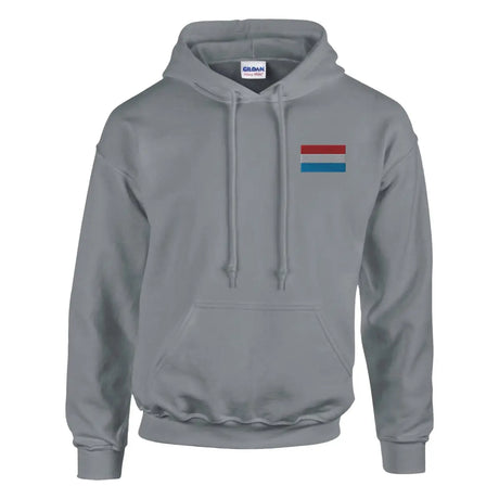 Sweat à capuche drapeau du luxembourg en broderie - pixelformaflag