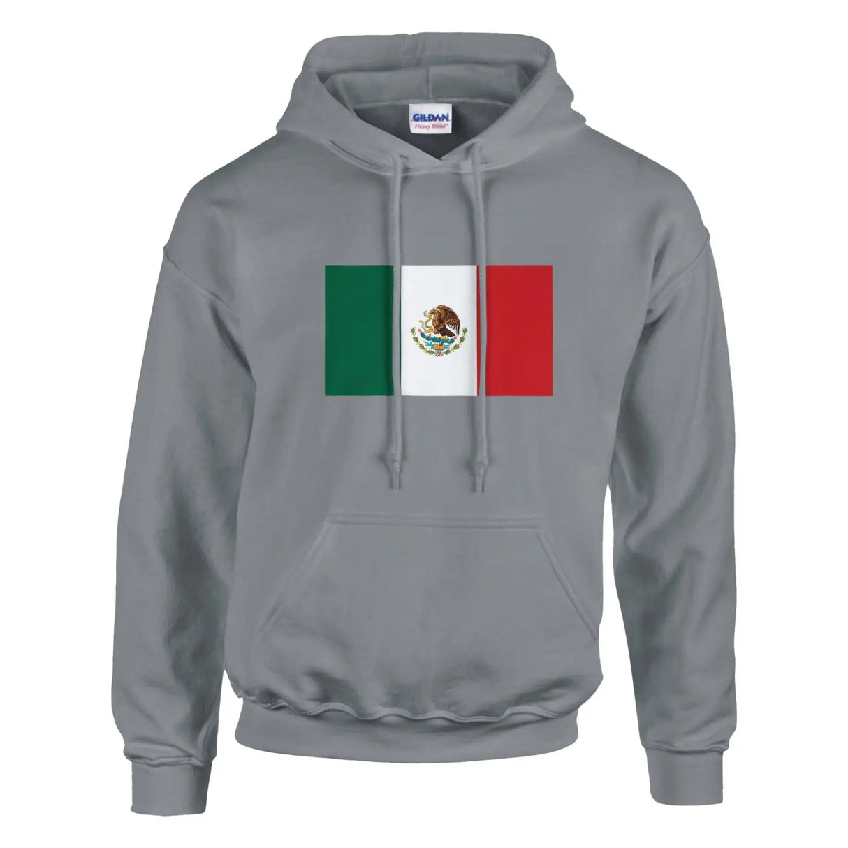 Sweat à capuche drapeau du mexique - pixelformaflag