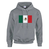 Sweat à capuche drapeau du mexique - pixelformaflag