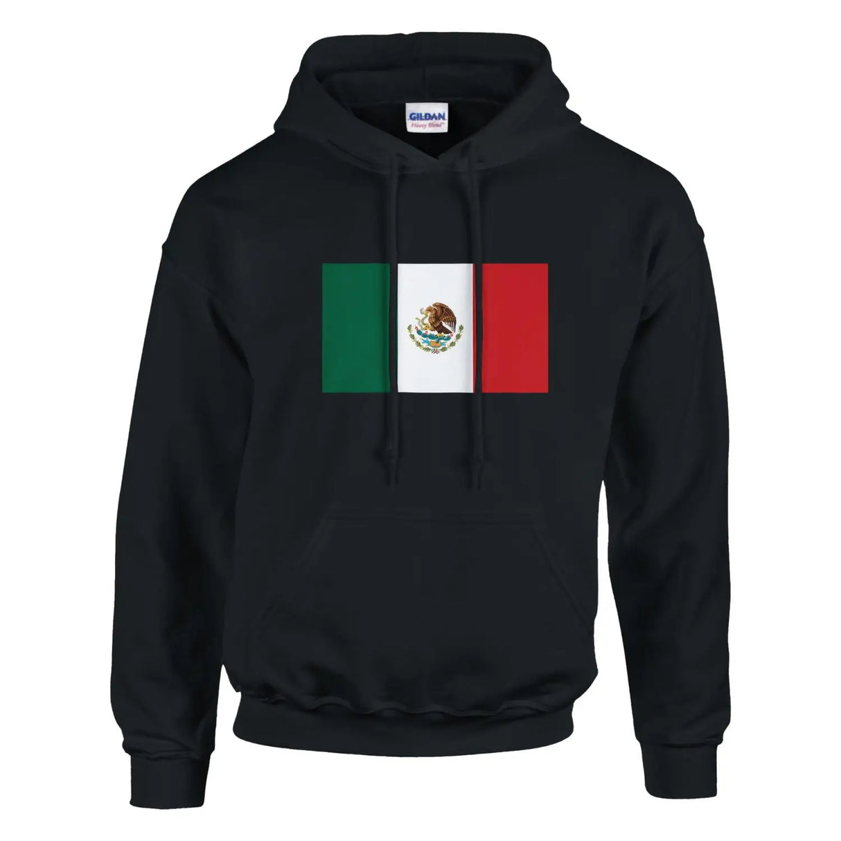 Sweat à capuche drapeau du mexique - pixelformaflag