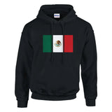 Sweat à capuche drapeau du mexique - pixelformaflag