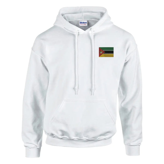 Sweat à capuche Drapeau du Mozambique en broderie - Pixelforma 