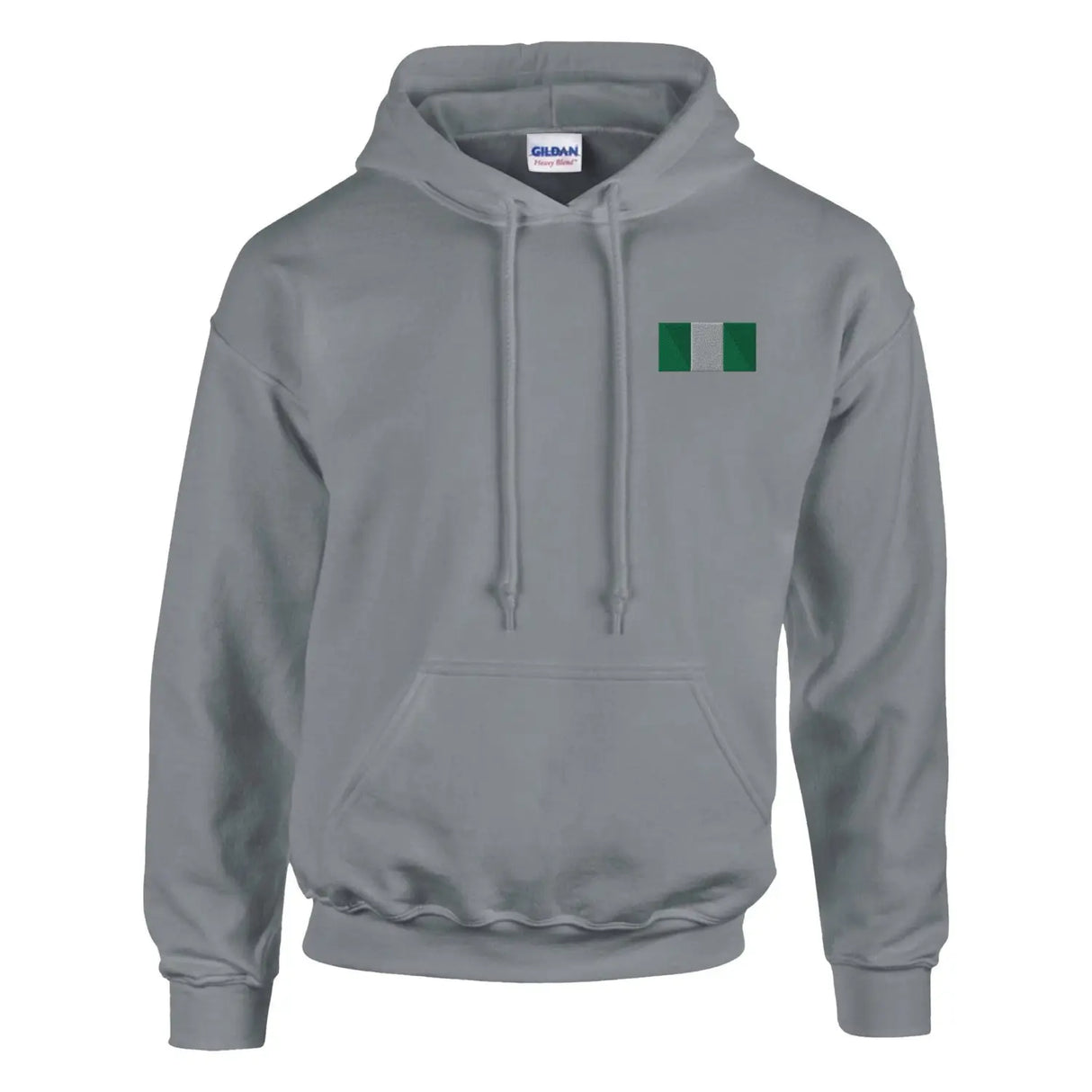 Sweat à capuche drapeau du nigeria en broderie - pixelformaflag