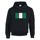 Sweat à capuche Drapeau du Nigeria - Pixelforma 