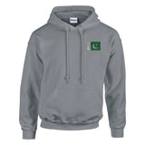 Sweat à capuche Drapeau du Pakistan en broderie - Pixelforma 