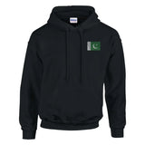 Sweat à capuche Drapeau du Pakistan en broderie - Pixelforma 