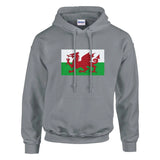 Sweat à capuche Drapeau du pays de Galles - Pixelforma 