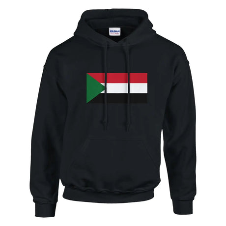 Sweat à capuche drapeau du soudan - pixelformaflag