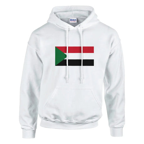 Sweat à capuche drapeau du soudan - pixelformaflag