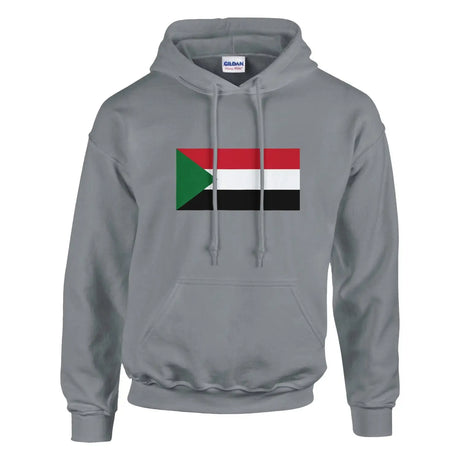 Sweat à capuche drapeau du soudan - pixelformaflag