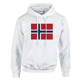 Sweat à capuche Drapeau du Svalbard et de Jan Mayen - Pixelforma 