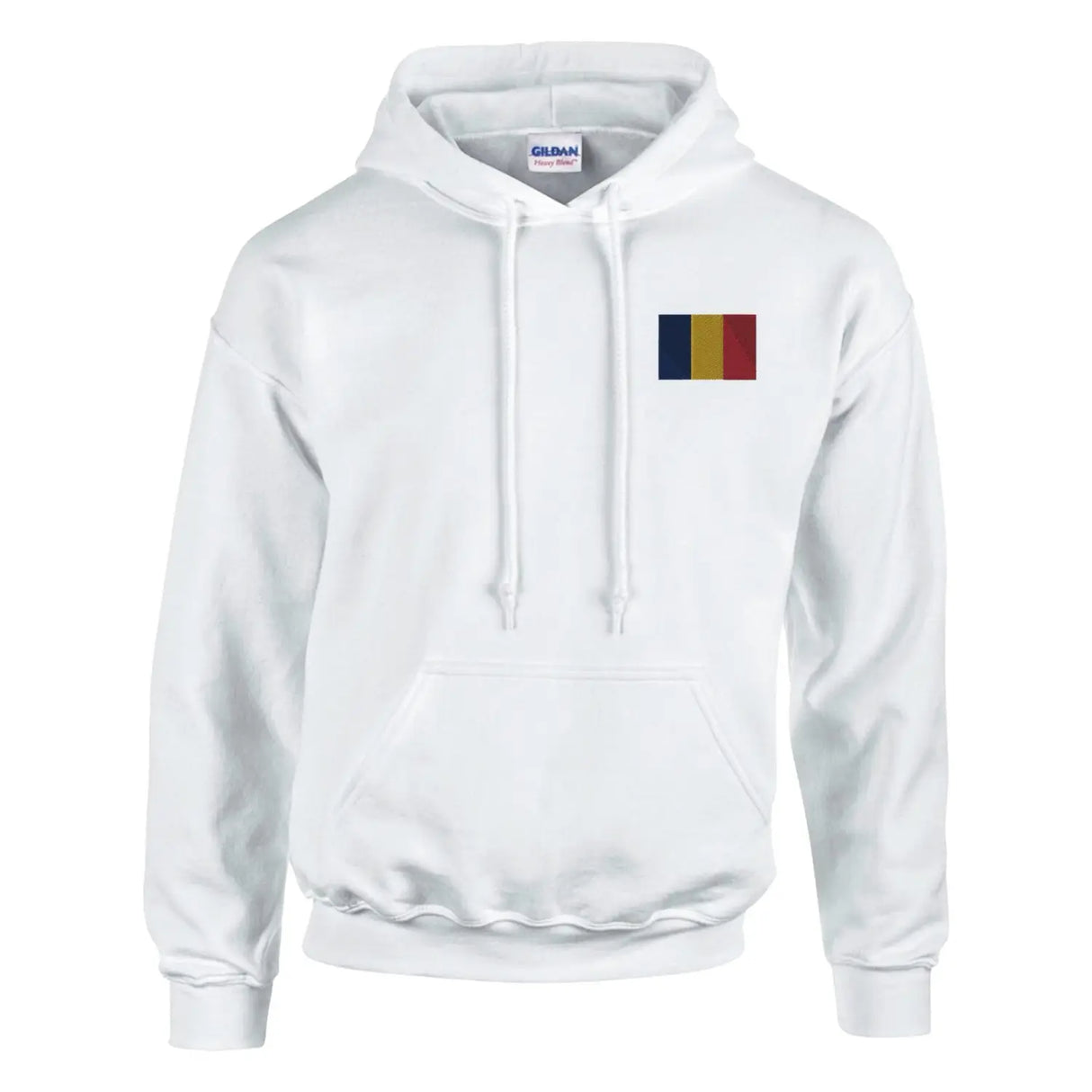 Sweat à capuche drapeau du tchad en broderie - pixelformaflag