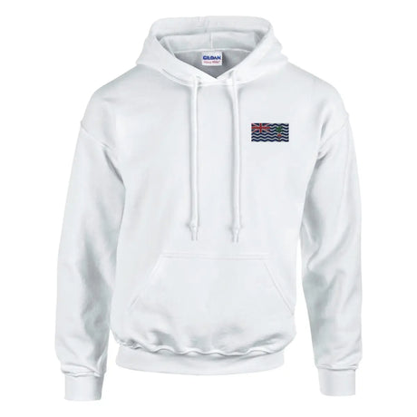 Sweat à capuche drapeau du territoire britannique de l’océan indien en broderie - pixelformaflag