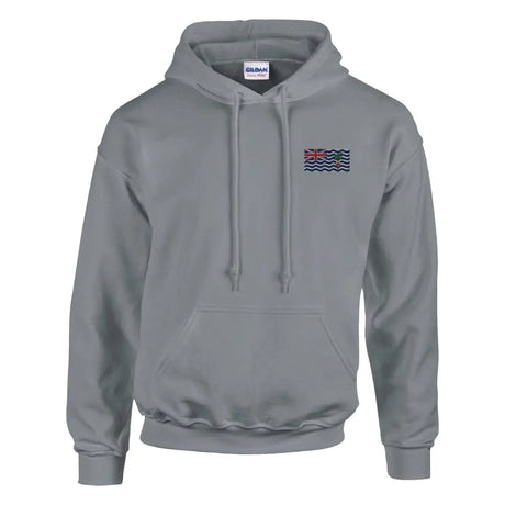 Sweat à capuche drapeau du territoire britannique de l’océan indien en broderie - pixelformaflag
