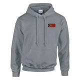 Sweat à capuche drapeau du timor oriental en broderie - pixelformaflag