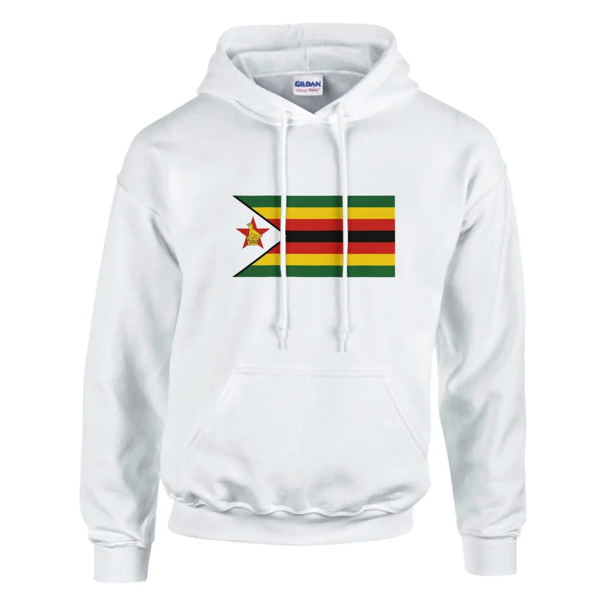 Sweat à capuche Drapeau du Zimbabwe - Pixelforma 