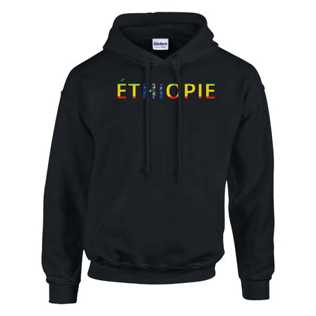 Sweat drapeau éthiopie en écriture - pixelforma