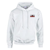 Sweat à capuche drapeau gibraltar brodé coton mélangé