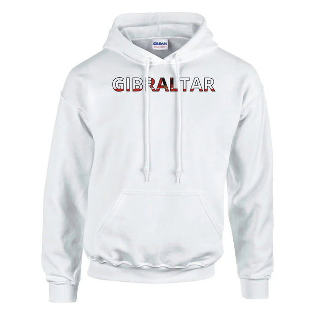 Sweat drapeau gibraltar en écriture - pixelforma