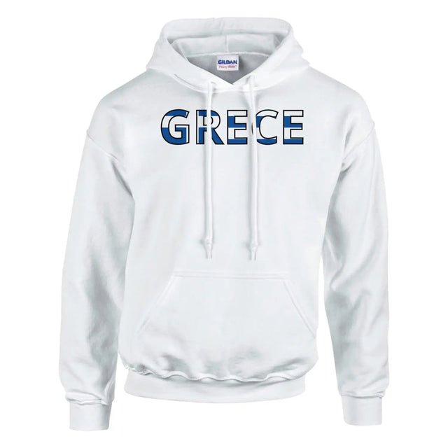 Sweat drapeau grèce en écriture - pixelforma