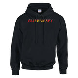 Sweat drapeau guernesey en écriture - pixelforma