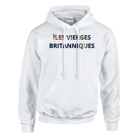 Sweat drapeau îles vierges britanniques en écriture - pixelforma