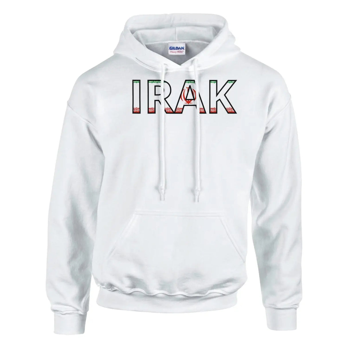 Sweat drapeau irak en écriture - pixelforma