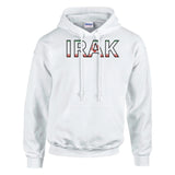 Sweat drapeau irak en écriture - pixelforma