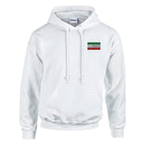 Sweat à capuche drapeau iran coton mélangé brodé