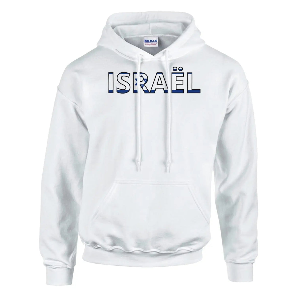 Sweat drapeau israël en écriture - pixelforma