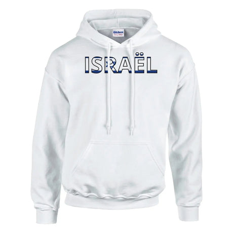 Sweat drapeau israël en écriture - pixelforma