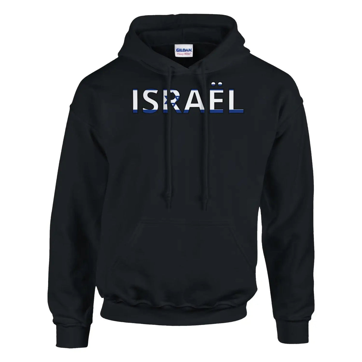 Sweat drapeau israël en écriture - pixelforma